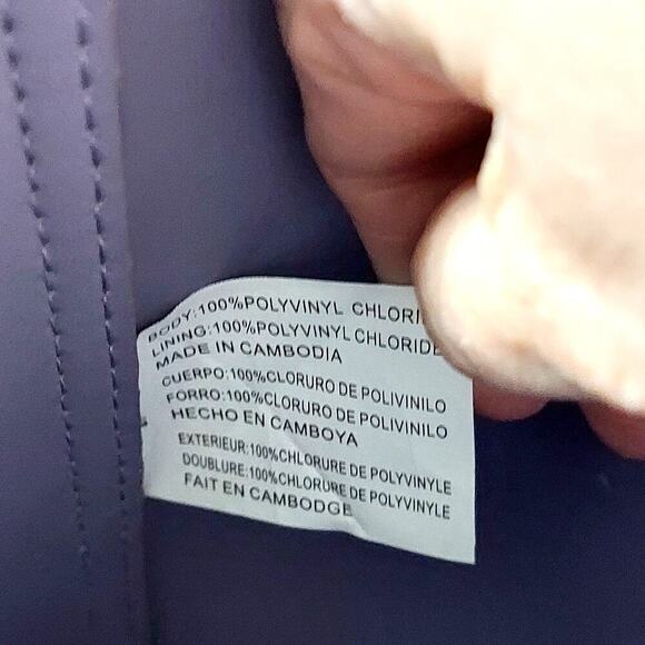 Steve Madden Lavender Pebbled Faux Leather Handbag Crossbody Bag - Picture 13 of 13